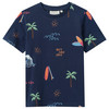 Jungen T-Shirt mit Allover-Print