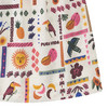 Mädchen Leinen-Kleid mit Allover-Print