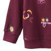Mädchen Sweatshirt mit Allover-Stickerei