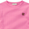 Mädchen T-Shirt aus strukturiertem Material