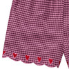 Mädchen Seersucker-Shorts mit Stickerei