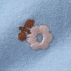 Baby Sweatshirt mit Blumen-Stickerei