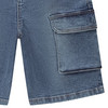 Jungen Jeansshorts im Cargo-Style