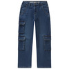 Jungen Cargo-Jeans mit verstellbarem Bund