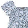 Mädchen Blusenshirt mit Blumen allover