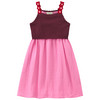 Mädchen Musselin-Kleid mit Stricktop