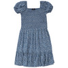 Mädchen Kleid mit Blumen allover