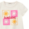 Mädchen T-Shirt mit gummiertem Print