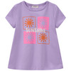 Mädchen T-Shirt mit gummiertem Print
