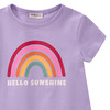 Mädchen T-Shirt mit gummiertem Print