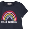 Mädchen T-Shirt mit gummiertem Print