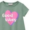 Mädchen T-Shirt mit gummiertem Print