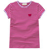 Mädchen T-Shirt mit Herz-Print