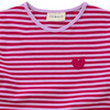 Mädchen T-Shirt mit Herz-Print