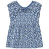 Mädchen T-Shirt mit Blumen-Print allover