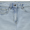 Meisjesjeansshorts met omslag