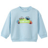 Sesamblauw-sweater met print