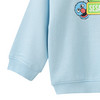 Sesamblauw-sweater met print