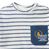 Baby Langarmshirt mit Streifen