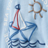 Baby Langarmshirt mit Schiff-Print