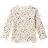 Baby Langarmshirt mit floralem Muster