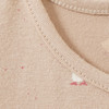 Babyshirt met lange mouwen en gansjes allover