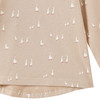 Babyshirt met lange mouwen en gansjes allover