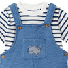 Newborn Set mit Latzhose und T-Shirt