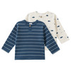 2 Newborn Langarmshirts im Set