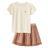 Mädchen Set aus T-Shirt und Rock