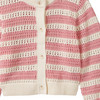 Mädchen Strickjacke mit Ajour-Muster