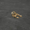 1 paar damesoorbellen in gouden look