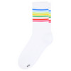 1 Paar Herren Tennissocken mit bunten Ringeln