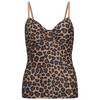 Damen Tankinioberteil im Leo-Look