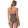 Damen Badeanzug im Leo-Look