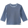 Newborn Langarmshirt mit Rippstruktur