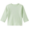 Newborn Langarmshirt mit Rippstruktur