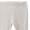 Newborn Leggings mit Rippstruktur