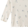 Newborn Langarmshirt mit Rippstruktur