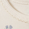Newborn Langarmshirt mit Rippstruktur