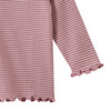 Newborn Langarmshirt mit Rippstruktur