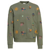 Herren Sweatshirt mit Allover-Stickerei