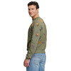 Herren Sweatshirt mit Allover-Stickerei