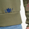 Herren Sweatshirt mit Allover-Stickerei