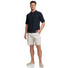 Herren Strick-Poloshirt aus Baumwolle