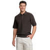 Herren Strick-Poloshirt aus Baumwolle