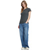 Damen T-Shirt aus Feinripp