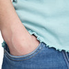 Damen T-Shirt aus Feinripp