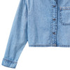  Mädchen Jeanshemd in Used-Optik