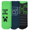 3 Paar Minecraft Sneaker-Socken im Set